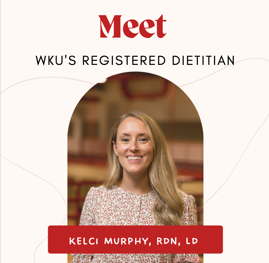 wkurg's tweet photo. Hey Hilltoppers! RG Spotlight is back, make sure to check out our Instagram and Facebook to meet our dietitian, Kelci! Go Tops!
#wku #westernkentuckyuniversity #westernkentucky #kentucky #college #campus #university #wkurg #restaurantgroup #bigred #toppers #hilltoppers https://t.co/gmiA5qRbgj