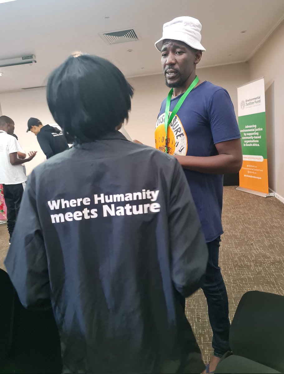 EJF_sa's tweet photo. "One Home" "One Solar Panel" "One Jojo Tank" -Thandokazi Hewu #DAY1 #communityhealthfirst #EnvironmentalJustice #development https://t.co/a3uYtTVvEY