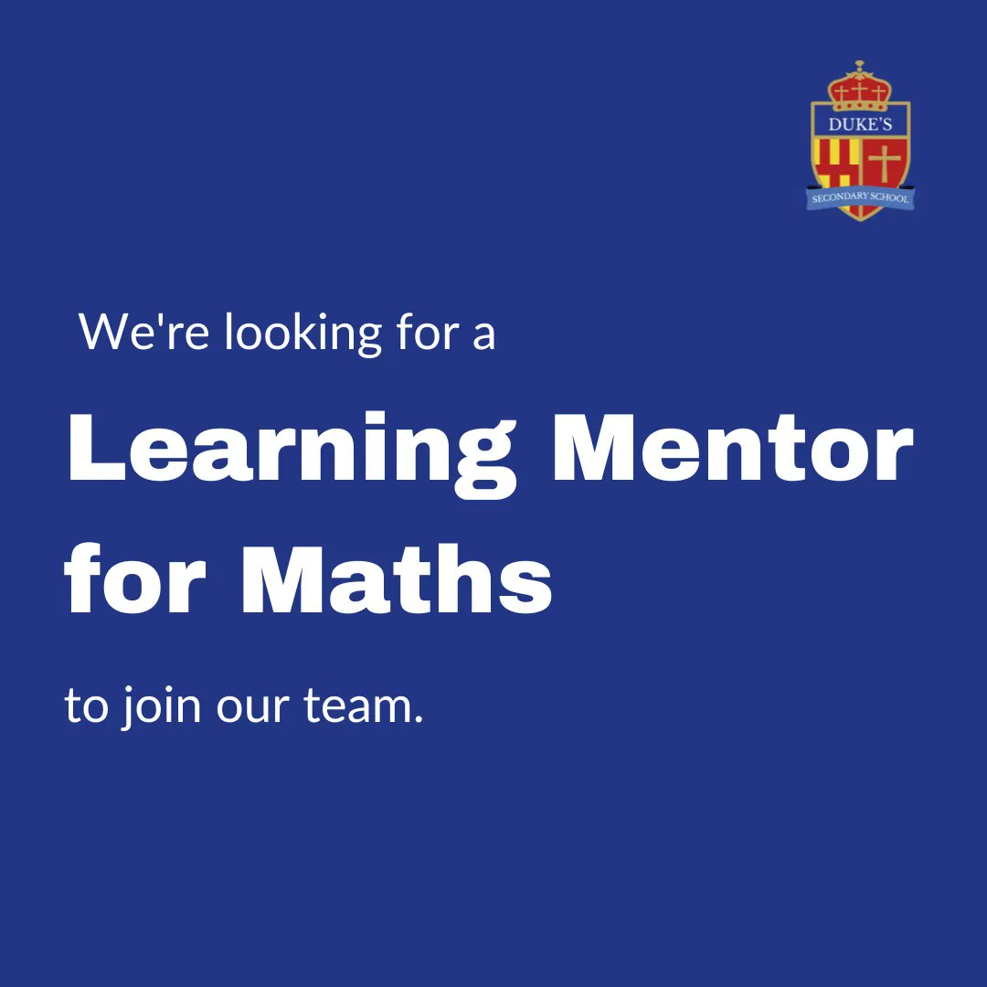 NCEA_Trust's tweet photo. We're looking for a Learning Mentor in Maths! ➗ ➕
If you want to make a difference to the lives of young people, not just now but in the future then we want to hear from you.
Apply today - https://t.co/0Ido5Aoru2
#edutwitter #northeastjobs #learningmentor #maths https://t.co/wAq6L5Iamz