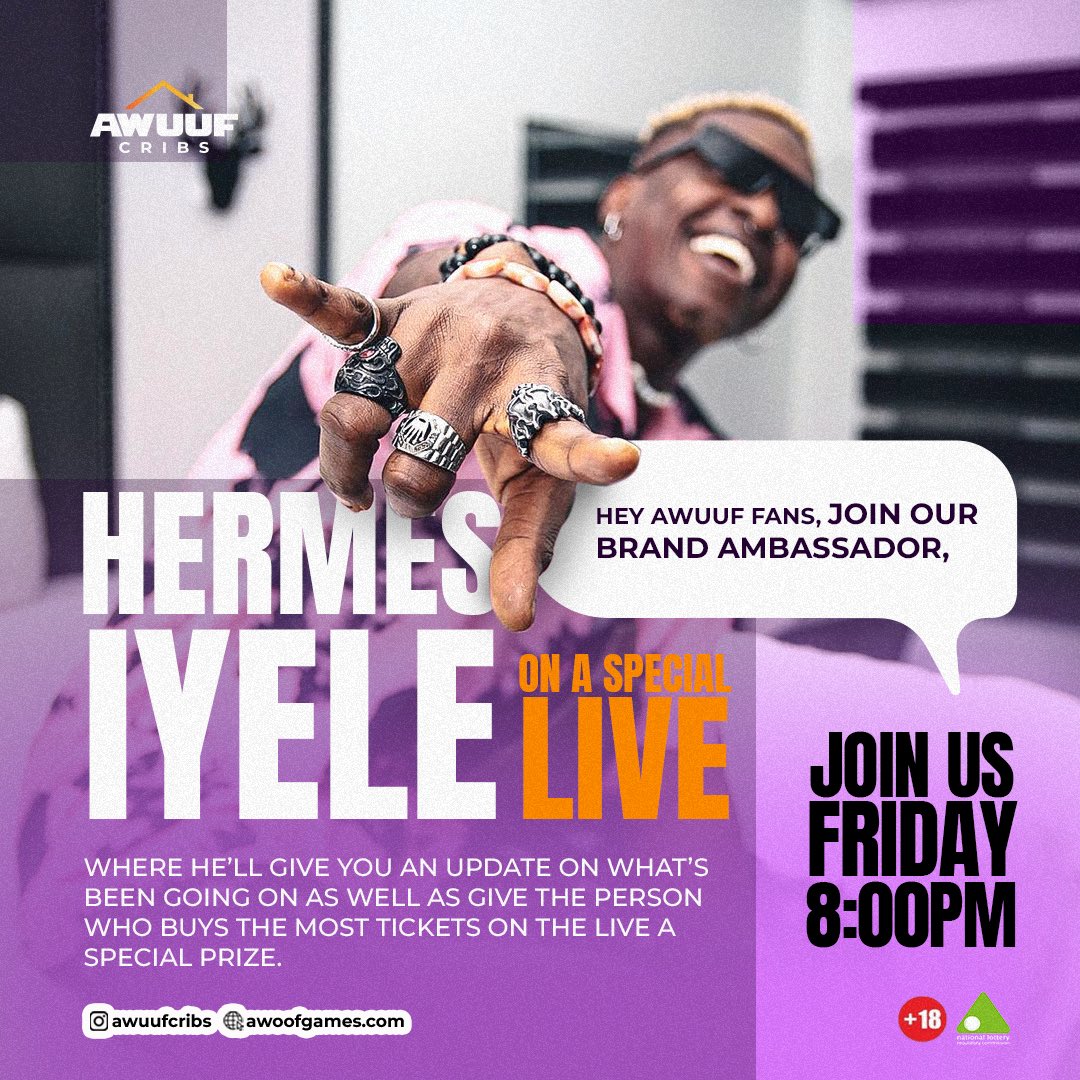 awoofgames's tweet photo. Join our brand ambassador @HermesIyele live on IG tomorrow at 8:00 PM. One lucky person is going to win a special cash prize so make sure you visit @awuufcribs on IG
#aespa #fitopaez #Faiz #RBLMCI #XiaoZhan #ThabangMazibuko #icestorm #live https://t.co/7Oj5tCrO7h