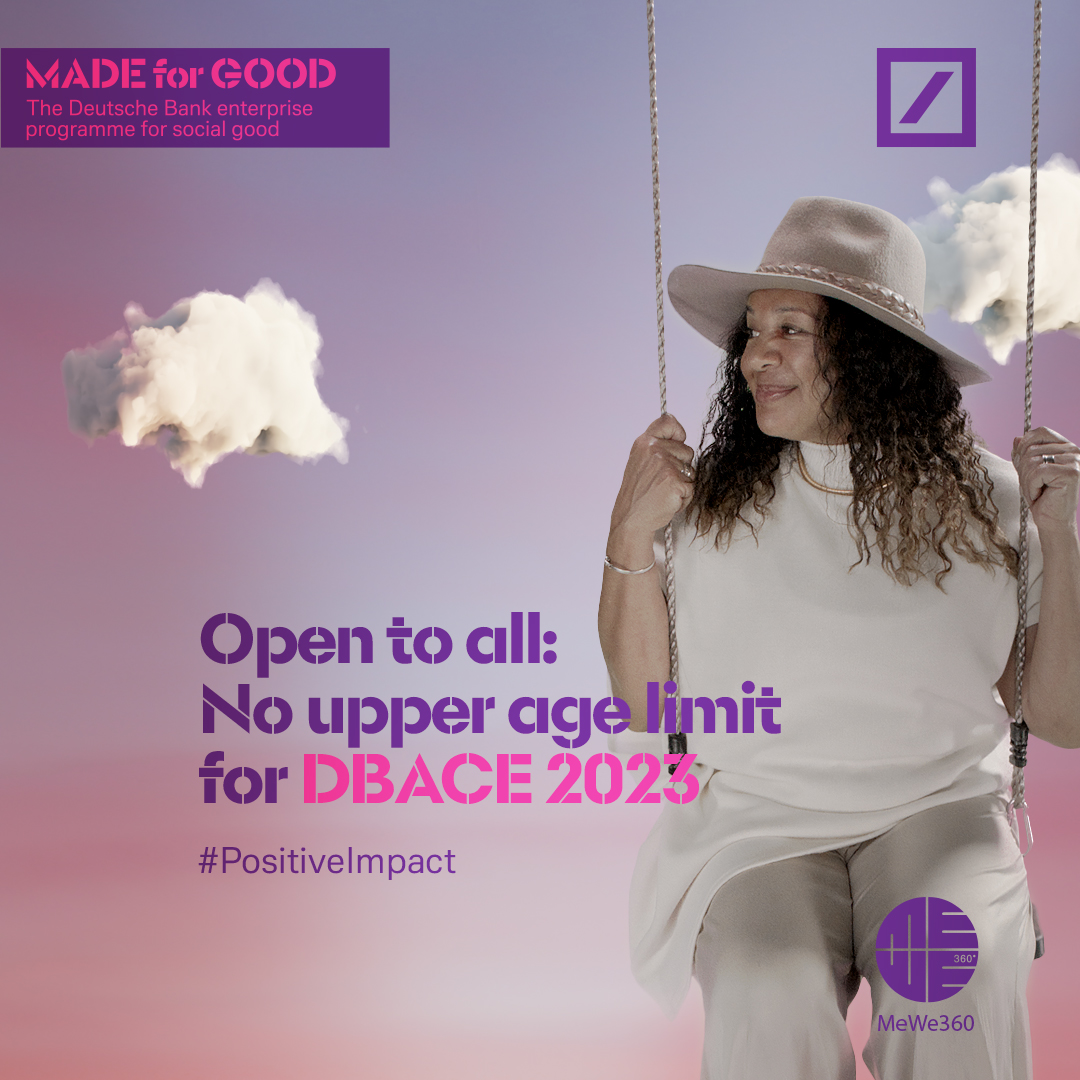 socialshifters's tweet photo. DBACE is looking for creative entrepreneurs with social enterprises and applications are open from 31 January - 31 March 2023.
#DBACE @MeWe360 #PositiveImpact https://t.co/iEcOcWXhh3