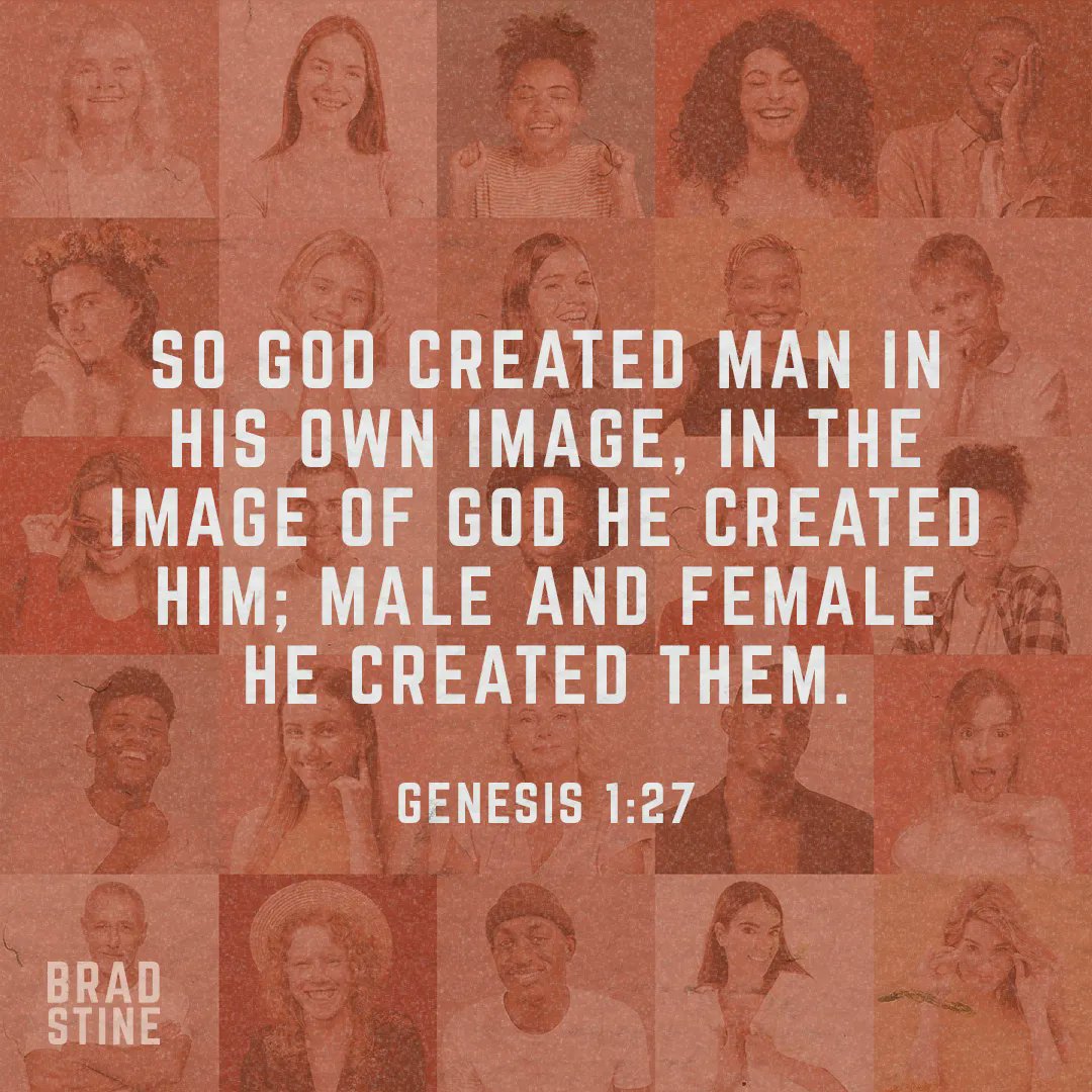 bradstine's tweet photo. Male and FEmale! We are different and that is GOOD!
#BradStine #BradStineComedy #Bibleverse #creation #PCFree https://t.co/QxOi2LbnXi