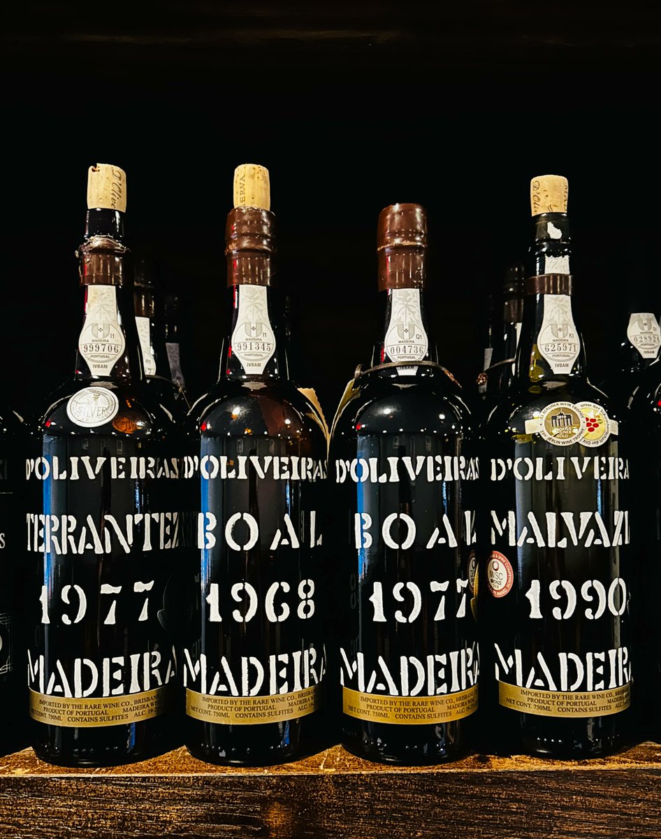 Being Portuguese on my mother's side, I may be biased...but one of the best ways to finish a great meal is a glass of beautifully aged #Madeira.🍷 We recently added some exceptional vintages from renowned producer D'Oliveiras to our collection that I can't wait to share with you.