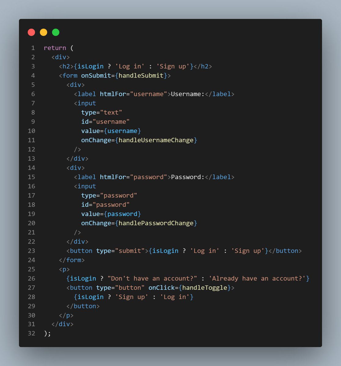Fadahunsiseyi_'s tweet photo. Hello, devs
Which would you prefer to be the best approach...having the login && signup form in the same file as shown in the image below? or having separate components for each.
Would appreciate the reason for your approach.
#developers #reactjs #javascript #techincalwriter https://t.co/uG13R7VYkd