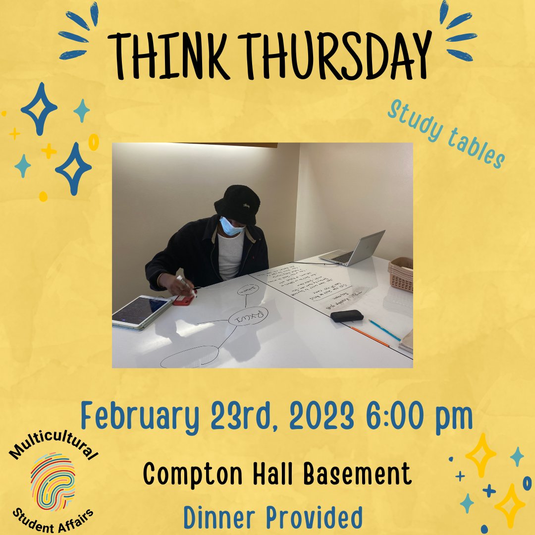MsaWooster's tweet image. Reminder: Think Thursday tonight!

We hope to see you there!