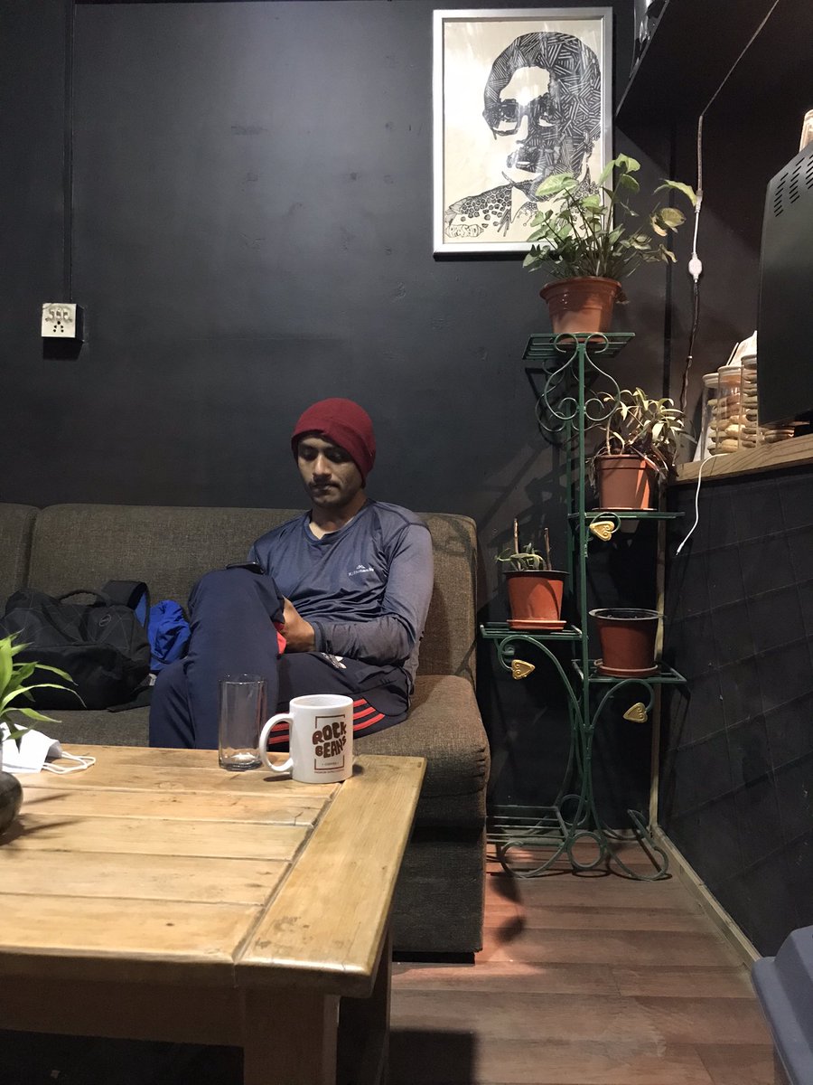 Kapurdhara to Chovar cycling 🚴‍♂️ for sip of Coffee.