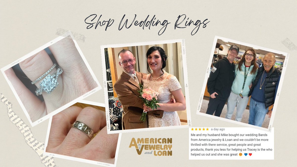 Shop engagement & wedding rings in every style for every budget! 

#diamond #gold #weddingrings #weddingring #engagementring #engagementrings #anniversaryrings #anniversaryband #weddingband #diamondrings #ido #shesaidyes #customjewelry #layaway #shoplocal