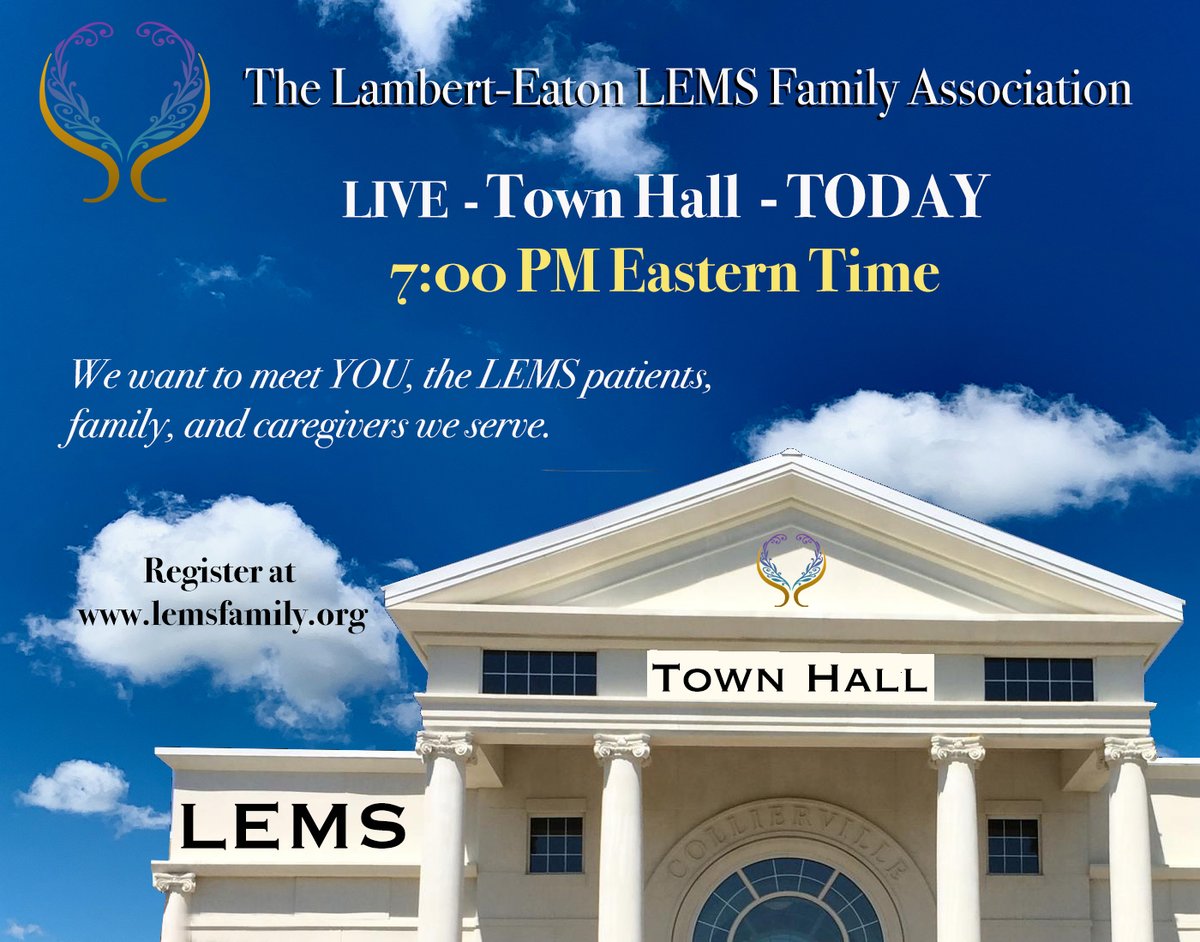 The Lambert-Eaton LEMS Family Association tweet media