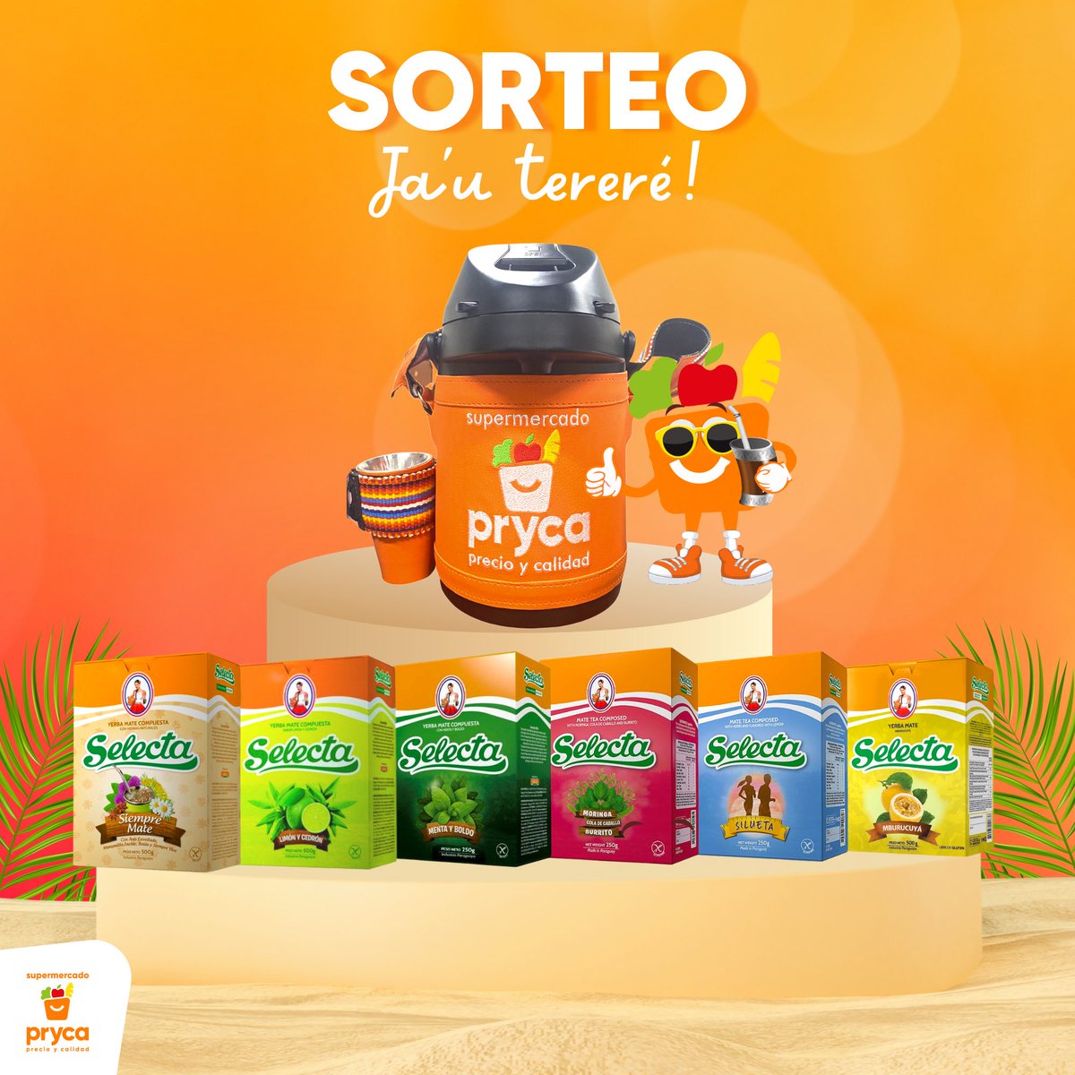 Pryca Supermercado (@prycapy) on Twitter photo El Tereré
La máxima identidad de nuestro país.
Cada día más personas lo consumen en el mundo. ¡Refrescante y rico orgullo paraguayo!🧉💚🇵🇾
Dale RT, FAV, seguí a la cuenta y ganate éste kit por el Día Nacional del Tereré 😍
🫶🏻 Gracias a <a href="/Yerba_Selecta/">Yerba Mate Selecta</a> por sumarse. El Tereré
La máxima identidad de nuestro país.
Cada día más personas lo consumen en el mundo. ¡Refrescante y rico orgullo paraguayo!🧉💚🇵🇾
Dale RT, FAV, seguí a la cuenta y ganate éste kit por el Día Nacional del Tereré 😍
🫶🏻 Gracias a <a href="/Yerba_Selecta/">Yerba Mate Selecta</a> por sumarse.