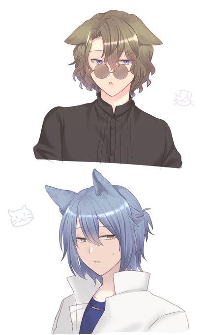 「dog ears male focus」 illustration images(Latest)｜21pages