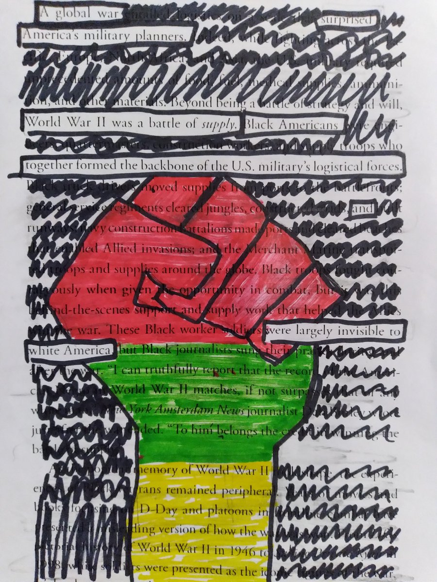 WHAPMac's tweet photo. @historysandoval @mattdelmont Such a GREAT lesson!  Thank you for sharing! #WHAP #Thinkers #WWII #blackhsitorymonth https://t.co/T3smQmHuj4