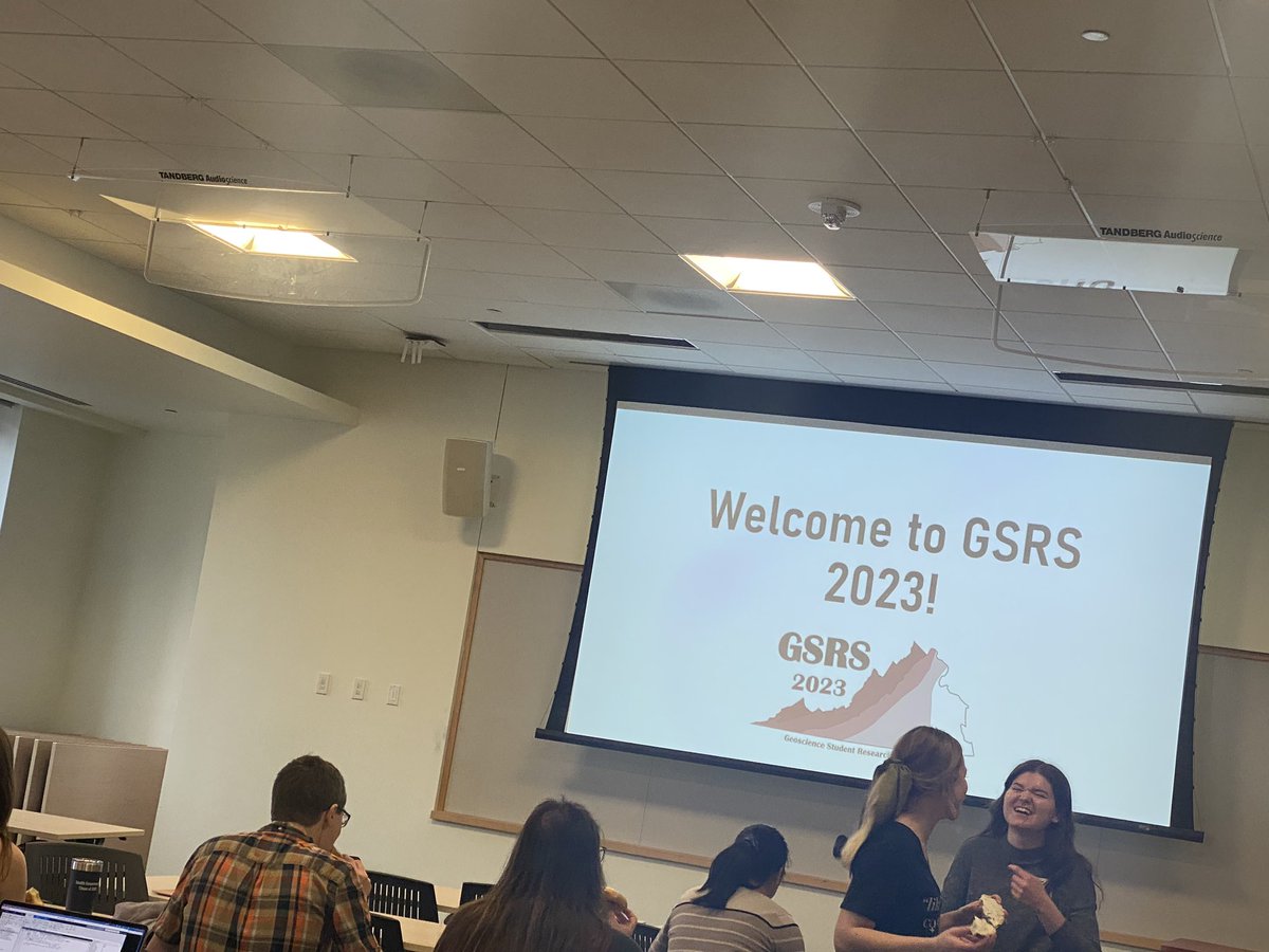 dsarahstamps's tweet image. Lots of excitement just before #GSRS2033 @vtgeosciences!
