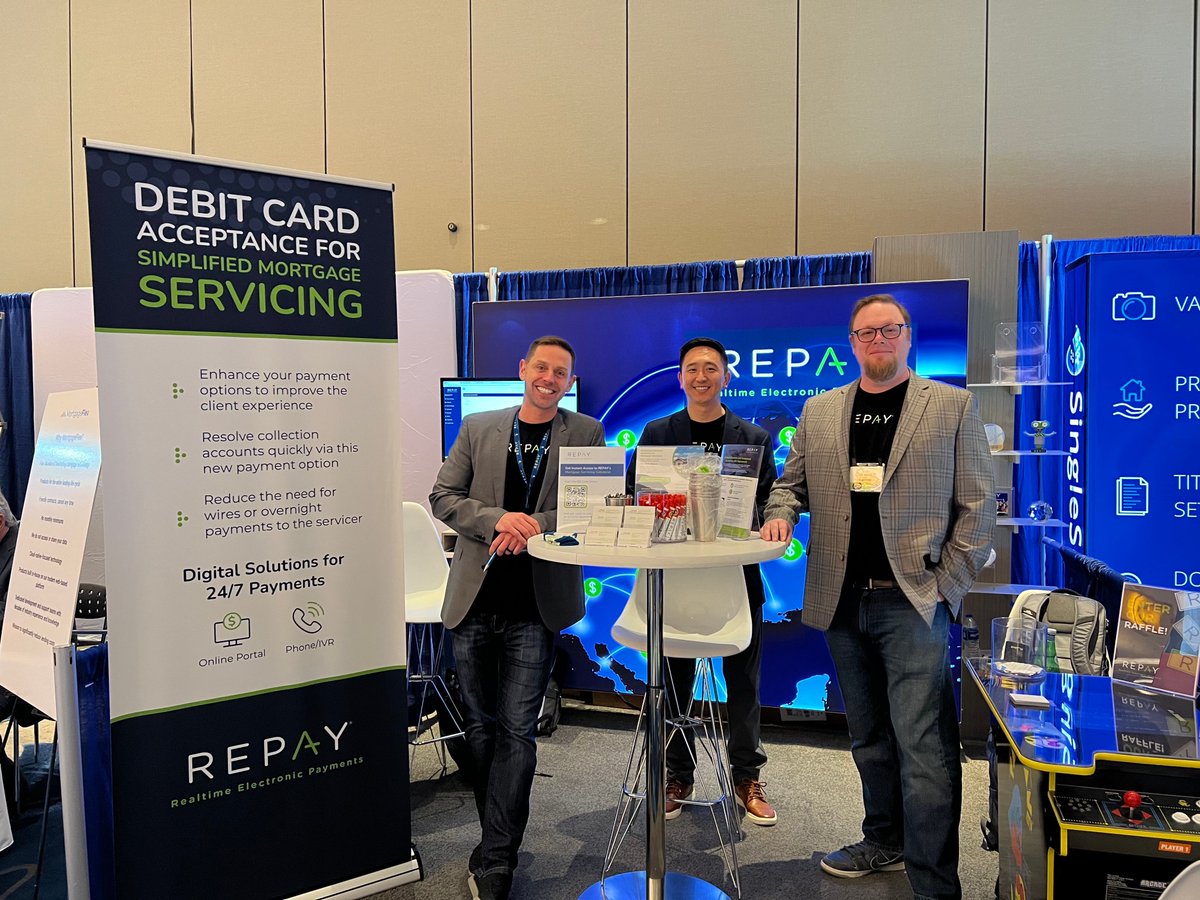 Learn how to power up your on-time payments with REPAY. Visit the REPAY team at booth #803 during MBA's Servicing Solutions 2023. And don't miss your chance to win our Pac-Man machine! The highest score wins. #payments #mortgageservicing