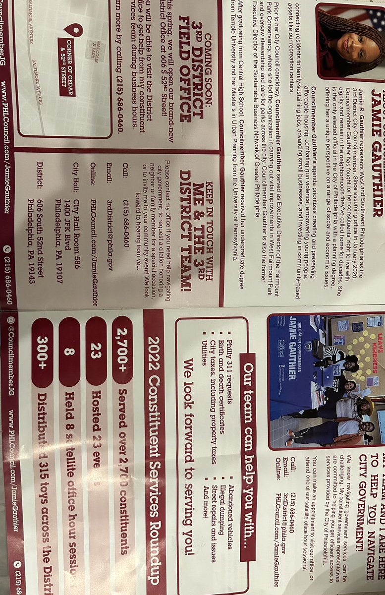 We, here at Philly Blast have an obligation to expose fraud &amp; fraudsters in the political arena. Councilwoman Jamie Gauthier used tax dollars in a sleazy way. She used tax dollars to mail newsletters for the first time in 4yrs. It was mailed to committee people and super voters.