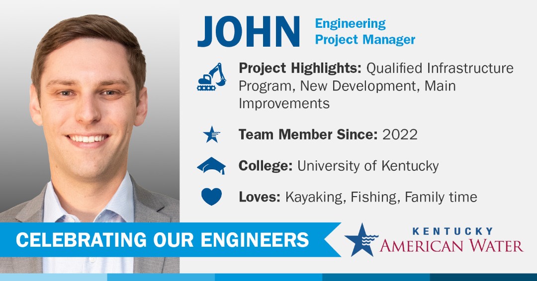 We are proud to have John on our team and appreciate all he does to #keeplifeflowing for our customers! #EngineersWeek #WhatEngineersDo #KeepLifeFlowing #Eweek2023