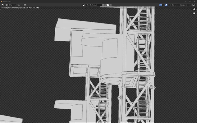 blender上でFreeStyleの手触りを試すなどしています
ちゃんと勉強する価値がありそうですねこれは... 