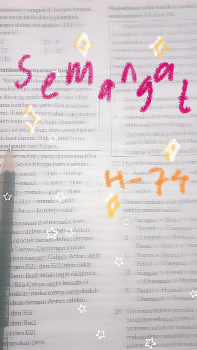 starlight_aya's tweet photo. Ak hari ini latsolnya dikit😔 gapapa, yg ptg proses. https://t.co/8FvaPL6tz4