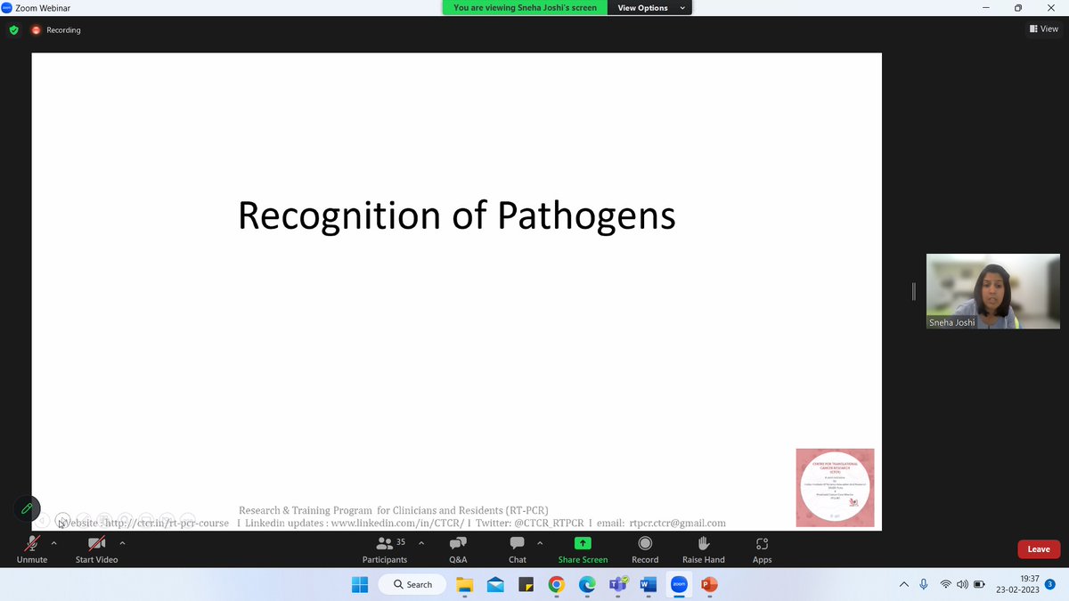 KoppikerCb's tweet photo. #RTPCR course Immunology series is live now
Register here: https://t.co/jjzqvrP30G
#PCCM , #IISERPUNE
#translationalresearch #cancerimmunology #immunology #clinicianscientist #RTPCRcourse #basicbiologyforclinicians #registernow #webinarseries #immunotherapy #training #research https://t.co/fUcXOox3kq