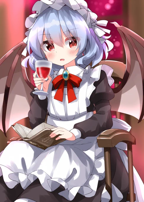 #深夜の真剣お絵描き60分一本勝負 レミリア・スカーレット 