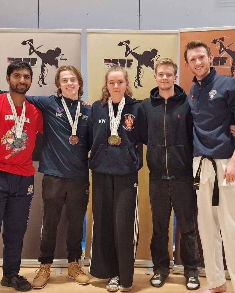 DU_TKD's tweet photo. Huge well done to everyone who competed at BUCS this weekend, we also won some medals to bring back to Durham! Great job guys 🏅 https://t.co/cx8g9yiPlW