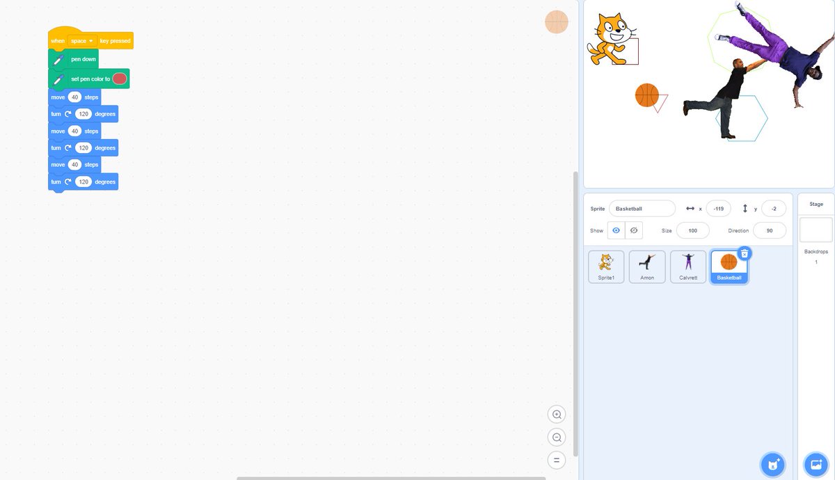 GatesStarlings's tweet image. We started our next term of Computer Science learning with some excellent sequencing examples using Scratch today. We used laptops and followed a task plan to create shapes and achieve our outcomes #TheGatesComputing #SubjectInTheSpotlightComputing