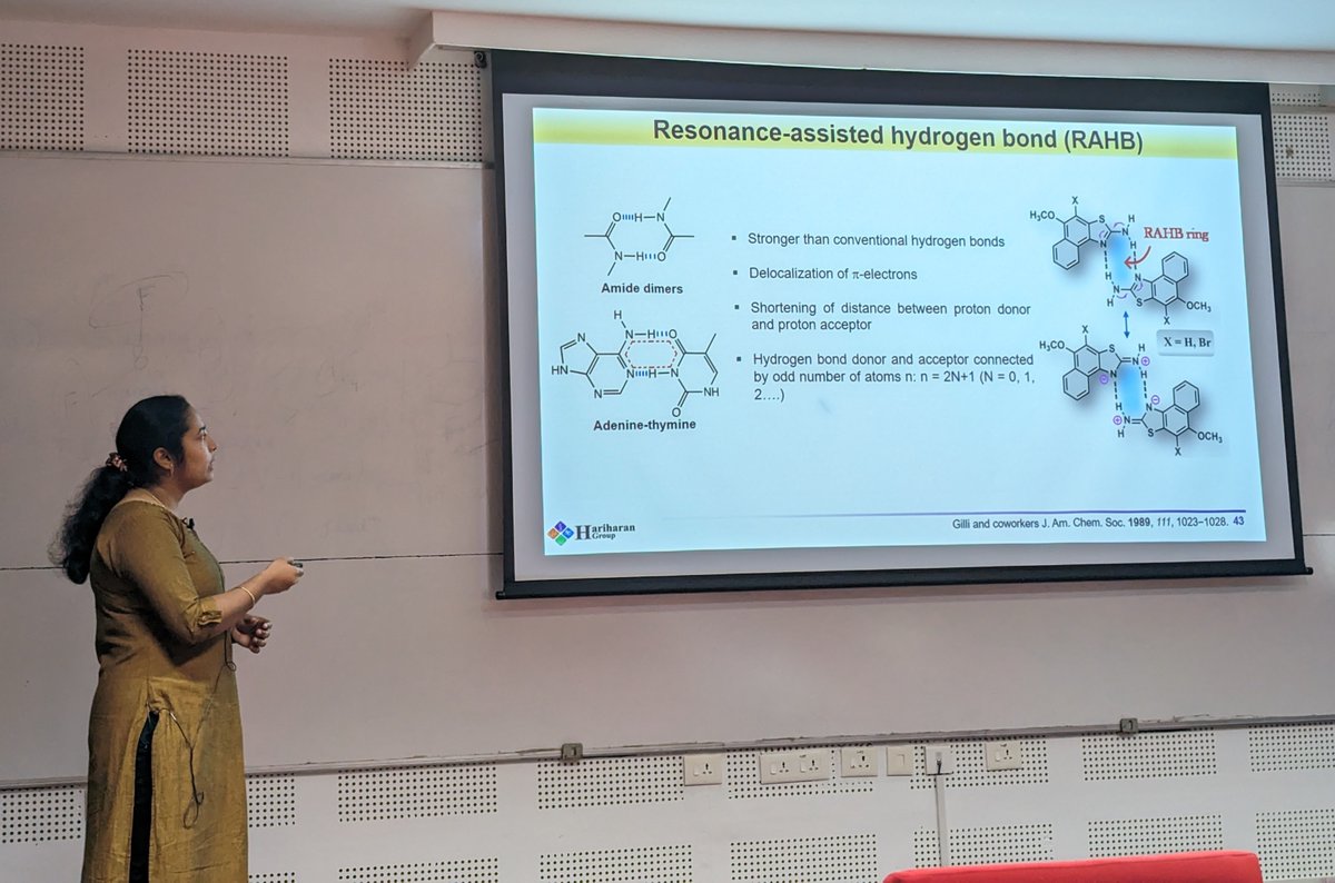 GroupHariharan's tweet photo. We are proud to announce that @athiratjohn successfully defended her PhD thesis titled "Modulating Charge Transport in Angular Naphthothiazoles Through Crystal Engineering".
Congratulations Dr. @athiratjohn!🥳
Thanks to @cmallareddy  for being the external examiner. https://t.co/zHvailpwXh