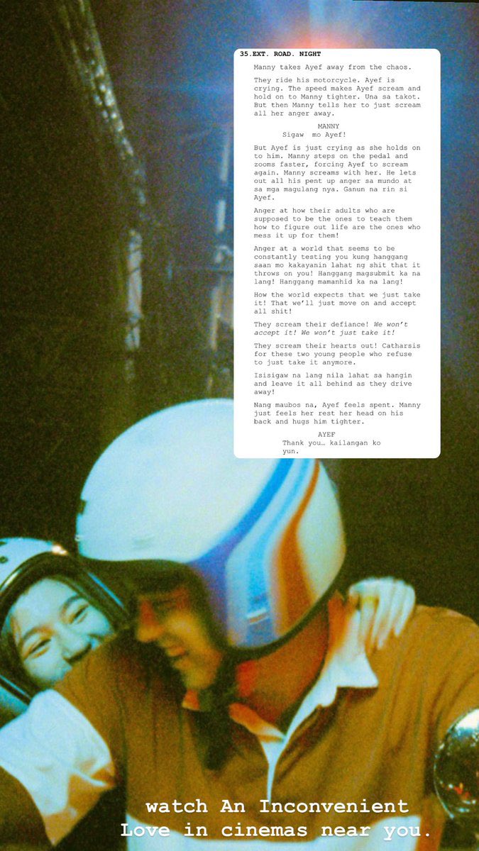 deeeeeeeeeesi's tweet photo. Some of my favorite scenes w/ bagong dagdag kasi may bago silang magandang picture. Chz. Bilang biglaang walang pasok bukas, Catch AIL on Netflix! 🥰 https://t.co/UMVCFrxqQa