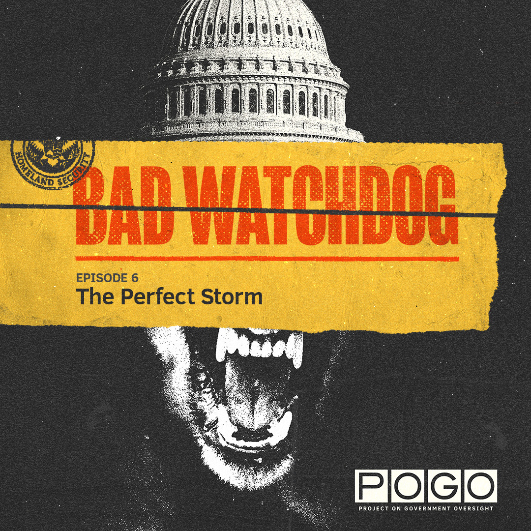 POGOwatchdog's tweet photo. The final episode of #BadWatchdog is out now, wherever you listen to your podcasts.

In it, we discover Cuffari knew about more missing #Jan6th text messages from DHS leadership, and Maren asks the big question: Why hasn’t this guy been removed from power? https://t.co/rP4dlknTX7 https://t.co/OEp0bZNmjT