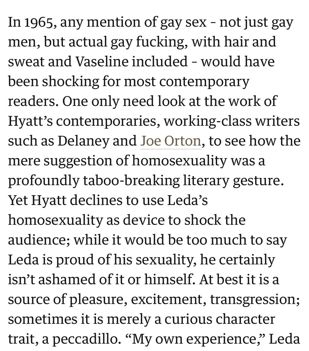 A very happy (and very belated) publication day to Mark Hyatt, whose long-lost novel of working-class queer life Love, Leda is out today 💗💛

Here’s @huwlemmey’s stunning essay on Mark Hyatt in today’s Guardian 

theguardian.com/books/2023/feb…