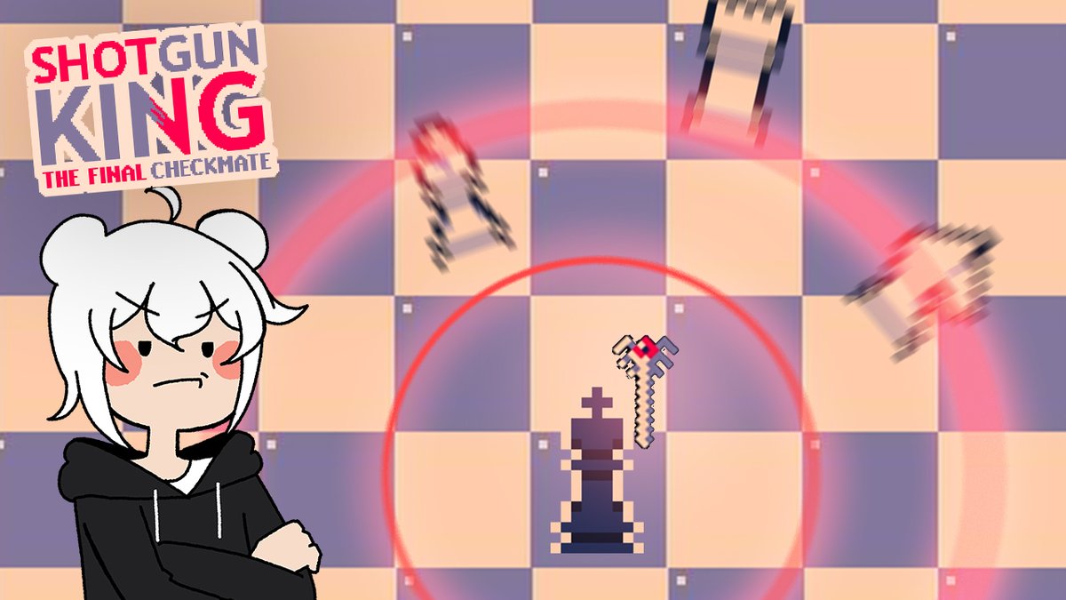 Marsbear_'s tweet photo. None shall pass as somehow this shotgun knocks you back every time you approach me!
Mars attempts to play chess with a twist once again but fails miserably.
Video link down below!
#Marsbear #pngtuber #shotgunking https://t.co/BI3NIFD6eG