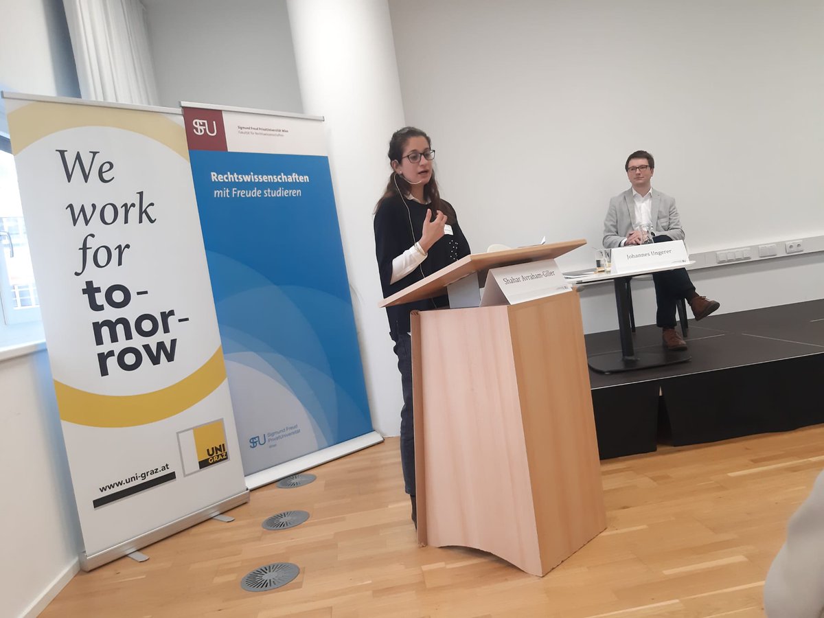 Shahar Avraham-Giller (<a href="/HebrewU/">Hebrew University</a>) takes a critical take on overriding mandatory provisions at #YoungPIL23 
<a href="/FreudSfu/">Sigmund Freud PrivatUniversität Wien</a>  #IPRNachwuchs