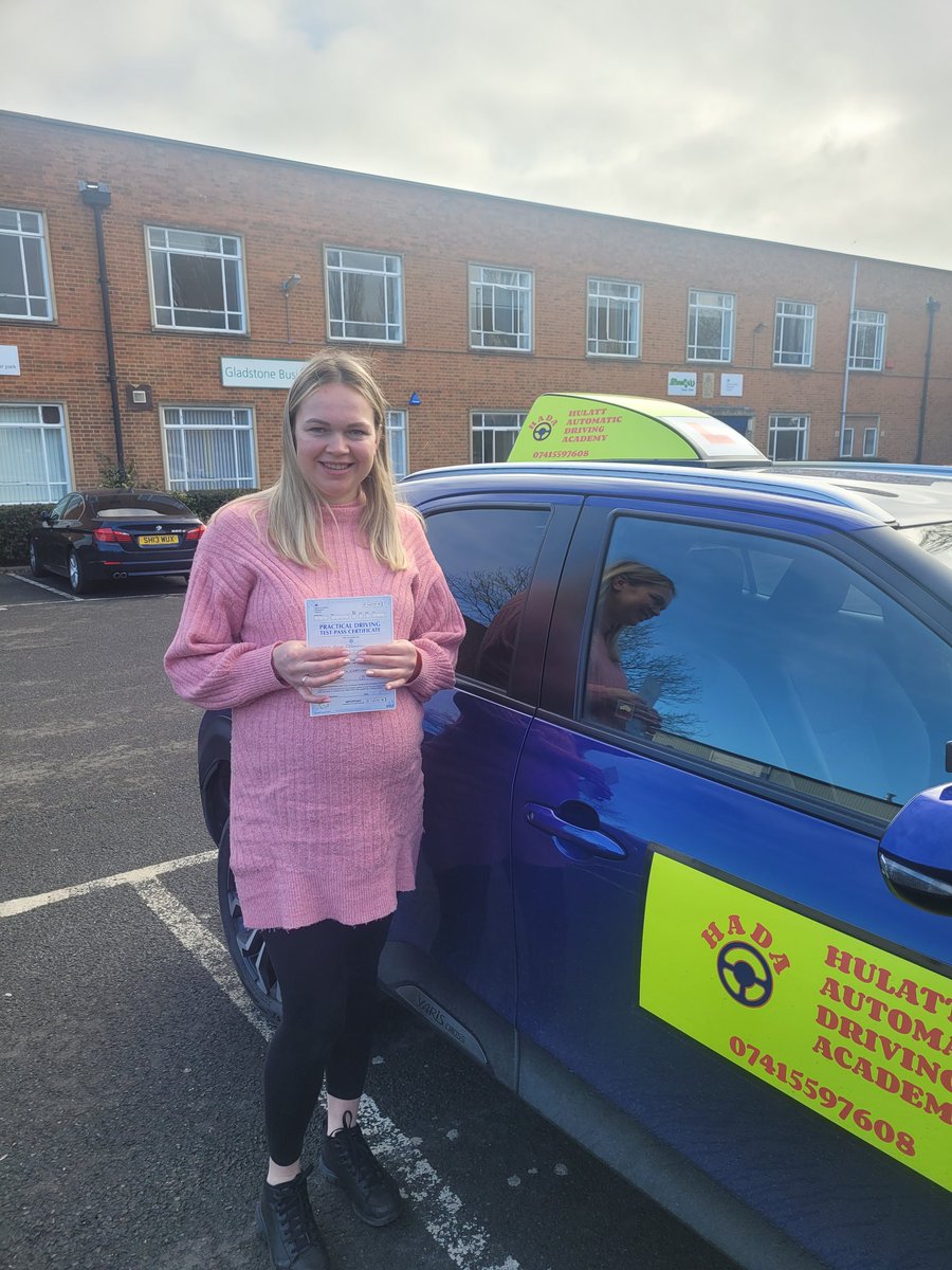 Congratulations to Ana on her automatic driving test at the first attempt in Northampton today. #automaticinstructor #seninstructor #northampton  #drivingtest #firsttimepass #firsttimepass #nn1 #nn2 #nn3 #nn4 #nn5