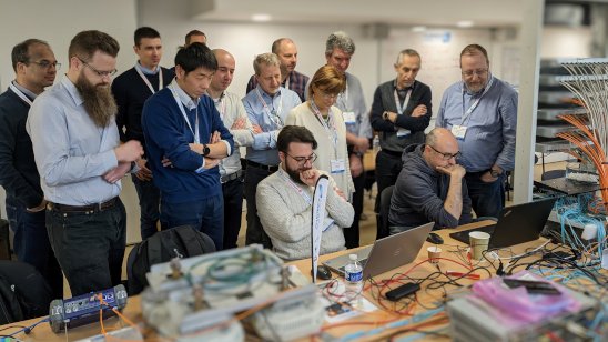 ETSI_STANDARDS's tweet photo. Attentively awaiting results at the 4th ETSI #mWT #SDN #Plugtests!
Stay tuned for the outcome...
https://t.co/5CE3vyBfhU
#TheStandardsPeople https://t.co/tw1tz6INVL