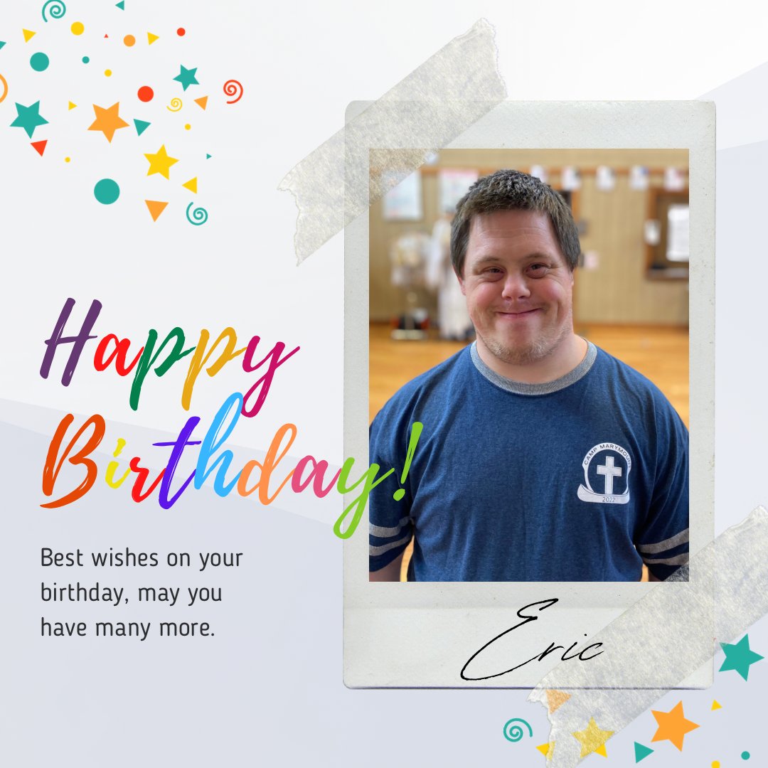 CampMarymount1's tweet photo. For approximately two decades, Eric has been a crucial part of Camp Marymount. On this special occasion, we wish a Happy Ericfest to Mrs. Hill's best friend!

#summercampcounselor #campisarealjob #missingmarymount https://t.co/8oUueNHHIW