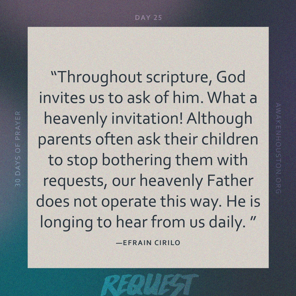 _HCPN's tweet photo. AWAKEN HOUSTON: DAY 25 | REQUEST
You can read the full devotional on our website: https://t.co/bf1bIubuFM (link in bio)
#hcpn #awakenhouston #strengtheningchurchplanters #multiplyingchurches #houston https://t.co/SLGxxnMdNq