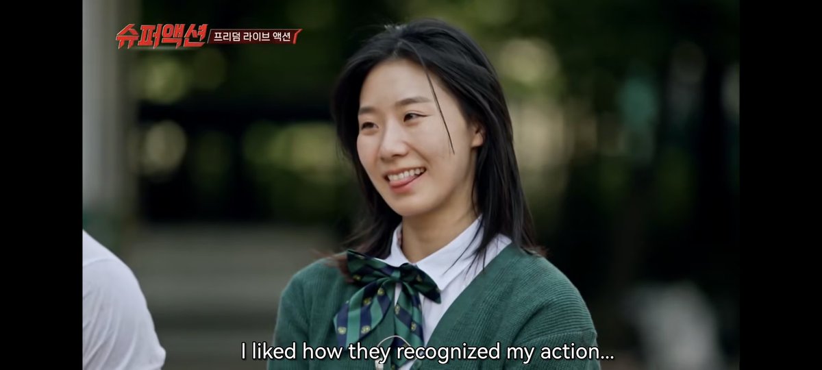 daheeverse's tweet photo. She's so happy hearing compliments with her acting and stunt 😭
#SuperAction https://t.co/2bwRmEZnuc