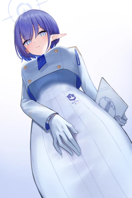 「...何か視線がいやらしいです」#ブルアカ 