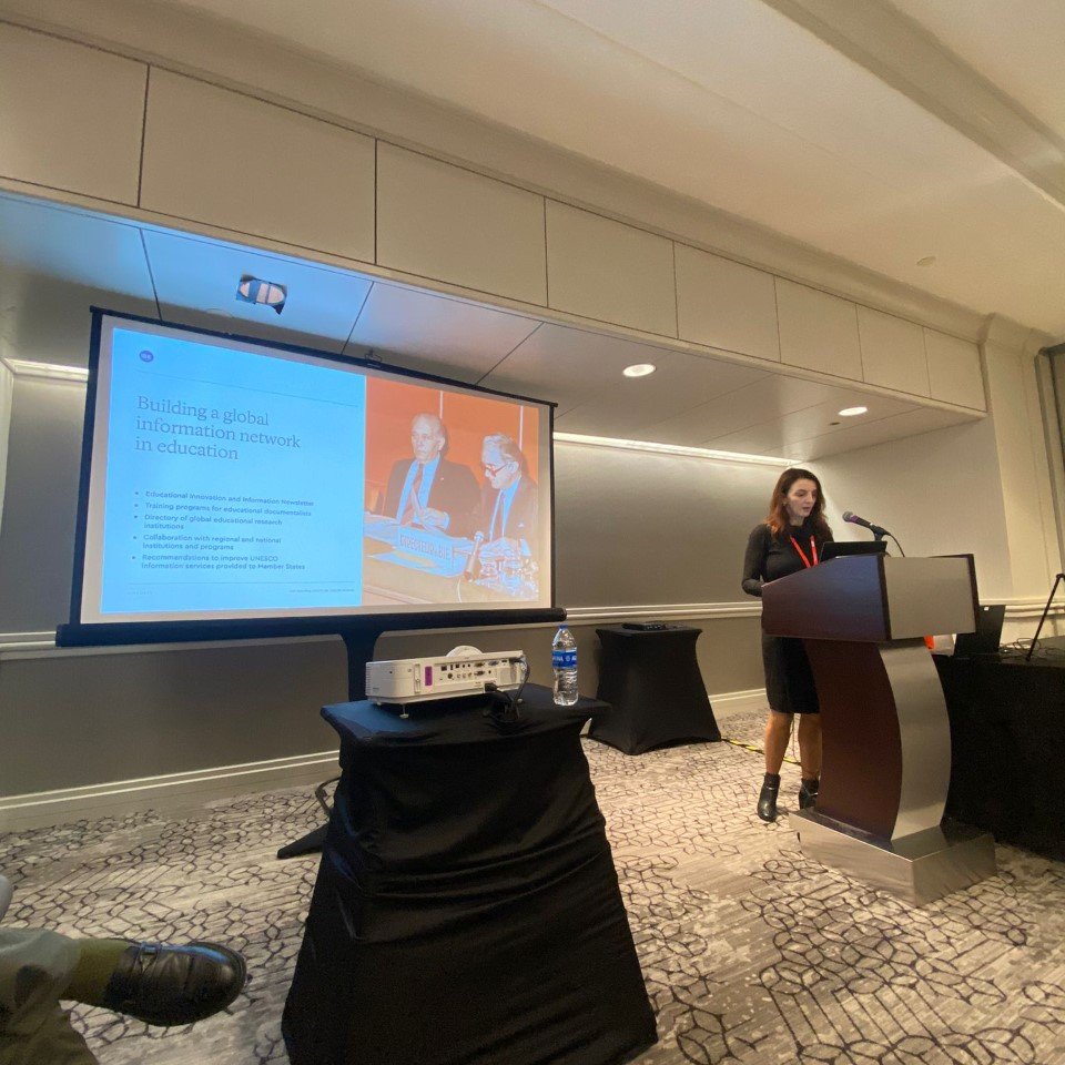 Humbled to participate in a #CIES2023 panel in memory of Seth Spaulding, former <a href="/IBE_UNESCO/">UNESCO-IBE</a> Director, and to highlight his exceptional contributions to comparative education. Let's continue his legacy by striving for progress and innovation in education. @CIES_us <a href="/Pitt_IISE/">Institute for International Studies in Education</a>