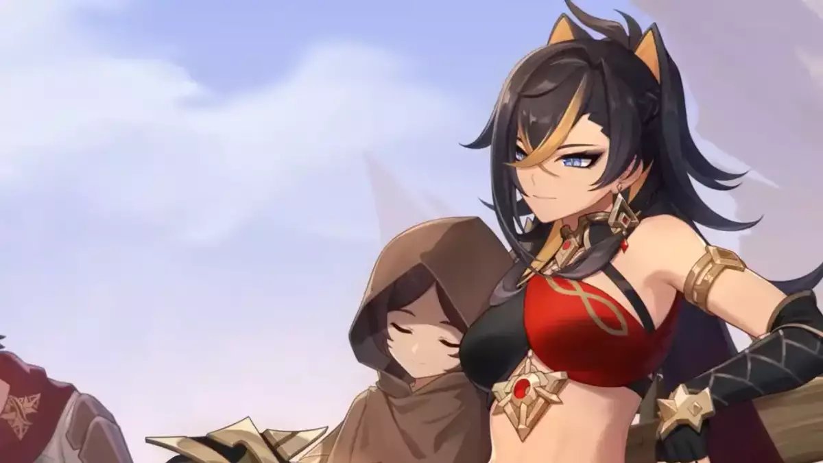 GenshinSource's tweet photo. The Side of Dehya We Never Knew! 
 
#GenshinImpact #Dehya https://t.co/y4MFmuAp2K