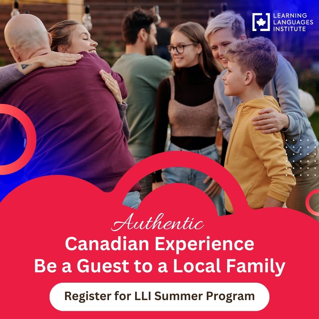 London_Language's tweet image. LLI Summer Program gives you the opportunity to stay with a local host #family like one of their own and experience life, the #Canadian way.  It’s also a great way to improve #your English. #Register for the #SummerProgram 2023 now. Click @ llinstitute.com