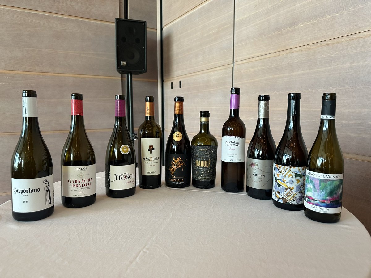 jlucontreras's tweet photo. Una muy buena representación de @docampodeborja en la cata de “Garnachas Históricas” en la Experiencia Verema 2023. ¡Bonita forma de celebrar el #PremioVerema al Mejor Consejo Regulador del año 2022! https://t.co/OcGaSYd7aG