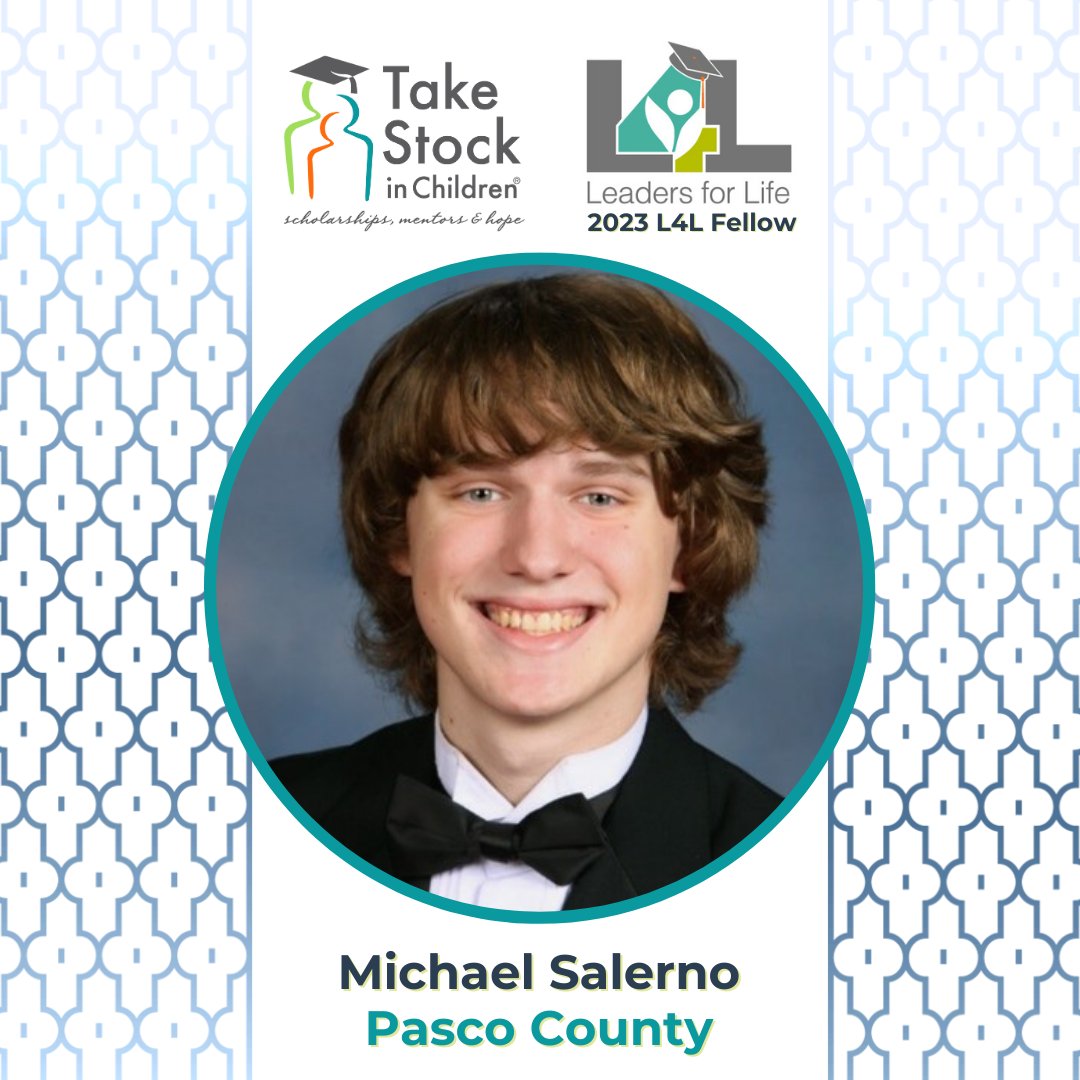 Meet one of our <a href="/TSICL4LFellows/">TSIC L4L Fellows</a> Michael Salerno! Representing Take Stock Pasco, he will be a first-generation college student when he arrives on campus at Florida State University next year. Michael credits his leadership and determination to his family: facebook.com/photo/?fbid=58…