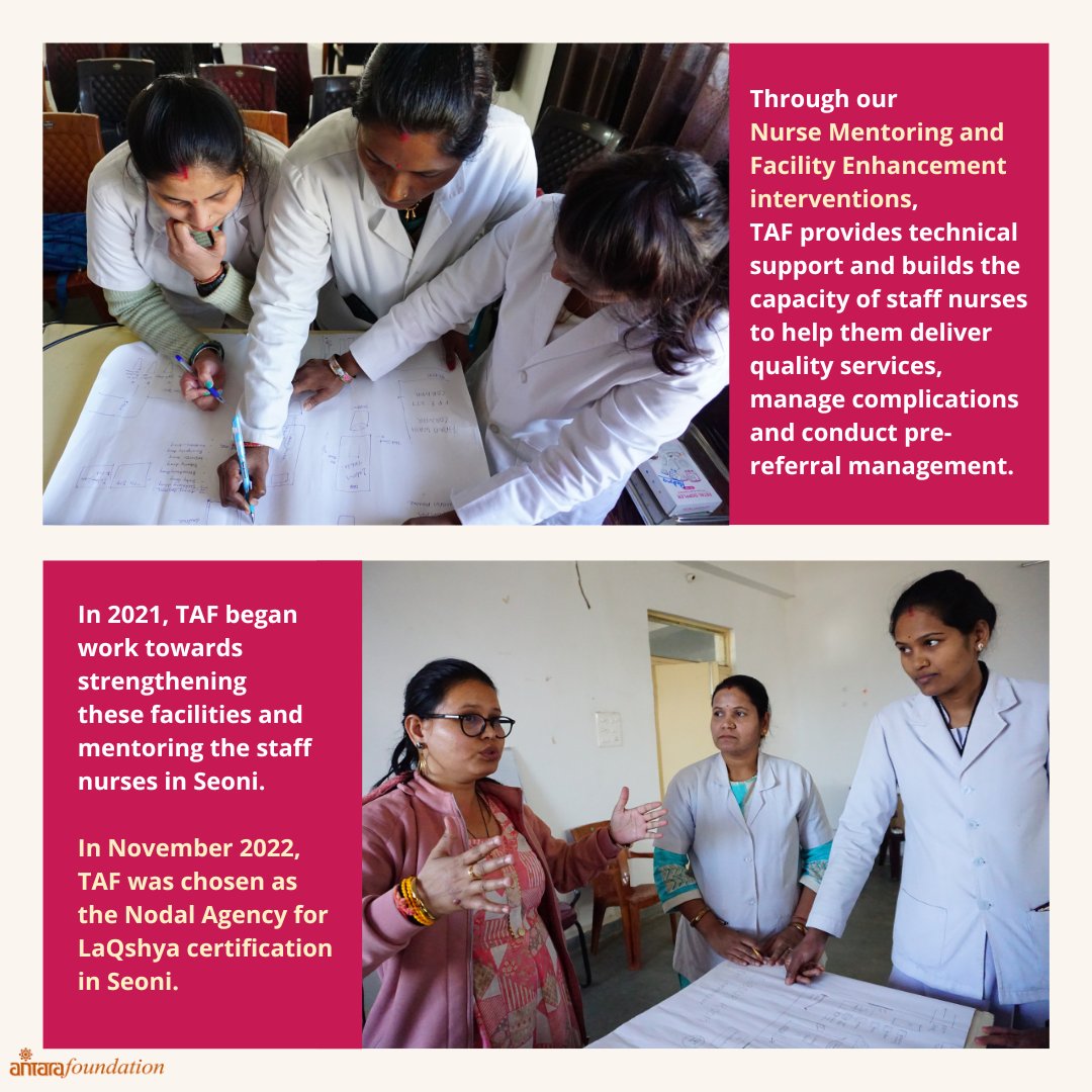 theantarafndn's tweet photo. We are proud to announce that three of five TAF facilities in Seoni, Madhya Pradesh have been granted Quality certification under the LaQshya program at the National Level. 
#LaQshya #LabourRoom #Birth #mothers #newborn #publichealth https://t.co/1X6hE8nzeW