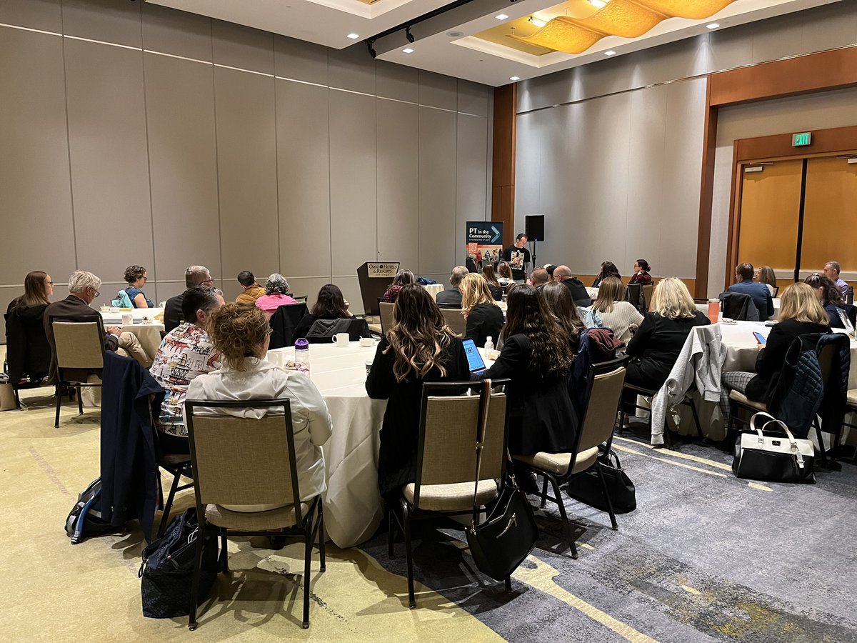 KatieSleepPT's tweet image. Full house for @APTAcsm @APTA_HPWCouncil meeting! Grab some coffee and hear about the great work of the council. Great to see so many familiar faces @TheFuelPhysio @sunsopeningband @kenmpt #CSM2023