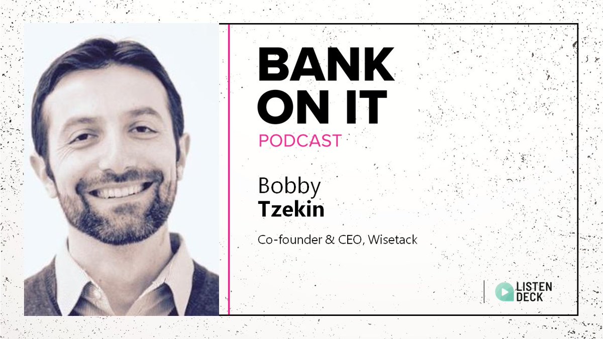 Episode🎙️560 Bobby Tzekin from <a href="/WisetackInc/">Wisetack</a> VIA #BankOnItPodcast produced by #ListenDeck #Video📽️ &amp; #Podcast #Production.  

Check it out👇
listendeck.com/episode-560-bo…