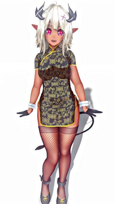 一部の人に人気のある小悪魔系褐色サキュバスうちのこのアカーシャちゃんです
#COM3D2 