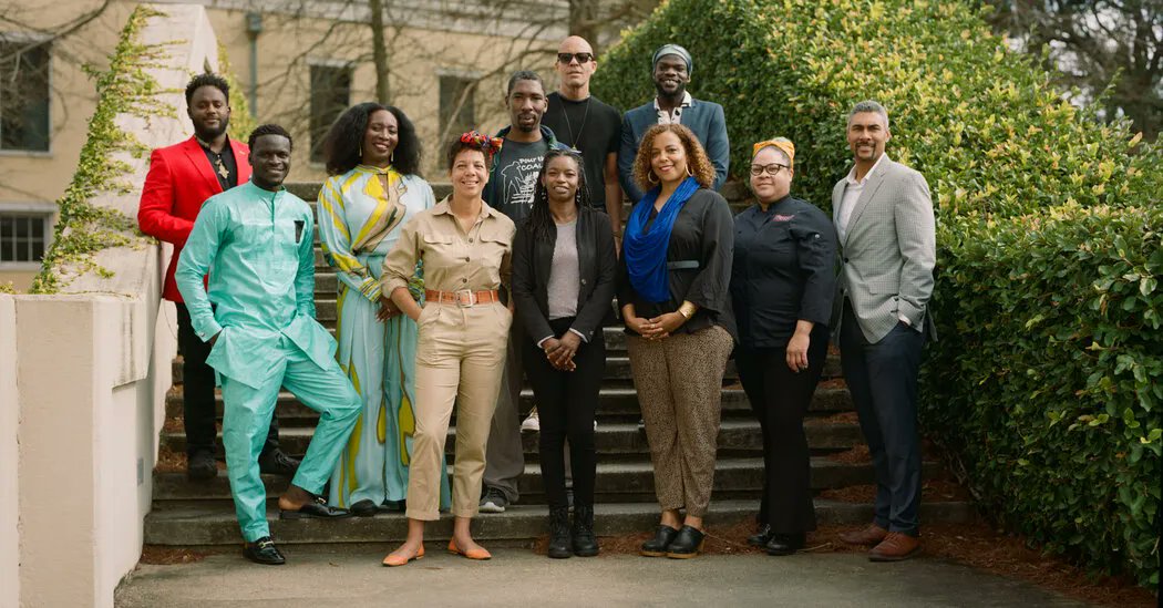 soulphoodie's tweet image. In Majority-Black New Orleans, Chefs Are Rewriting ‘Whitewashed’ History. A new generation is exploring how the city’s celebrated food owes as much to West African and Caribbean cuisines as to French cooking.  nyti.ms/3XLAUpF