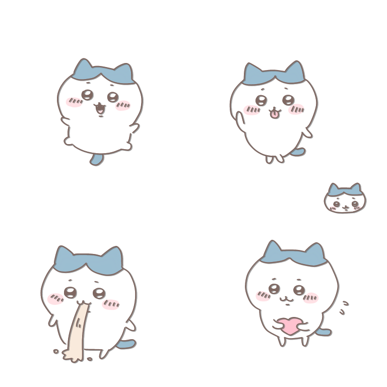 stmp_ojisan's tweet photo. ちいかわ ラッコ ハチワレ モモンガ あのこ 
透過スタンプ/チェキ/チェキまとめ https://t.co/n2O7kB5q09