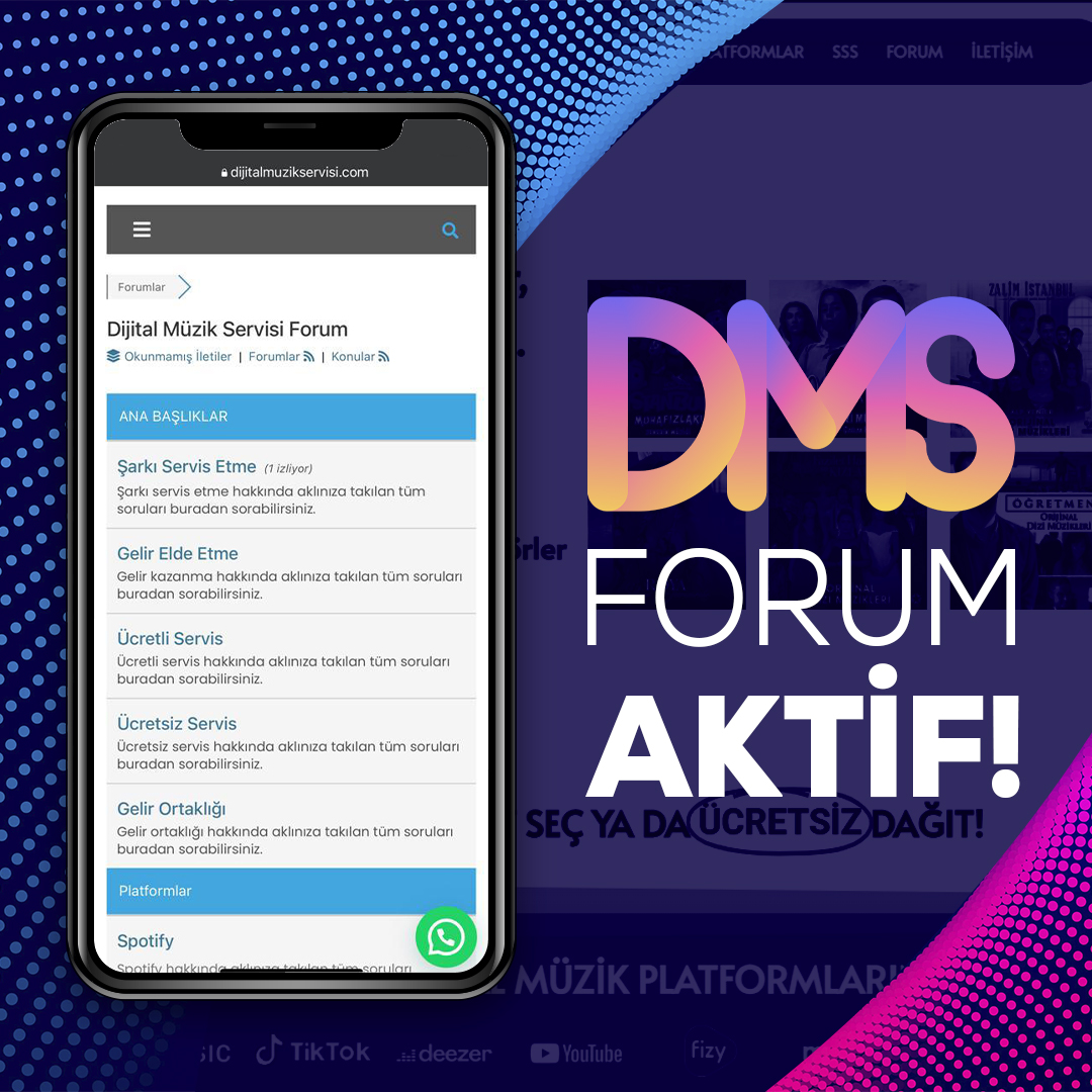 DMServisi's tweet photo. Merak ettiğiniz tüm soruları bize "DMS Forum" üzerinden iletebilirsiniz. Forum adresine gitmek için ➡️ https://t.co/n1AZ7SE1br

#DijitalMüzikServisi #Forum https://t.co/mQy1yIvS3G