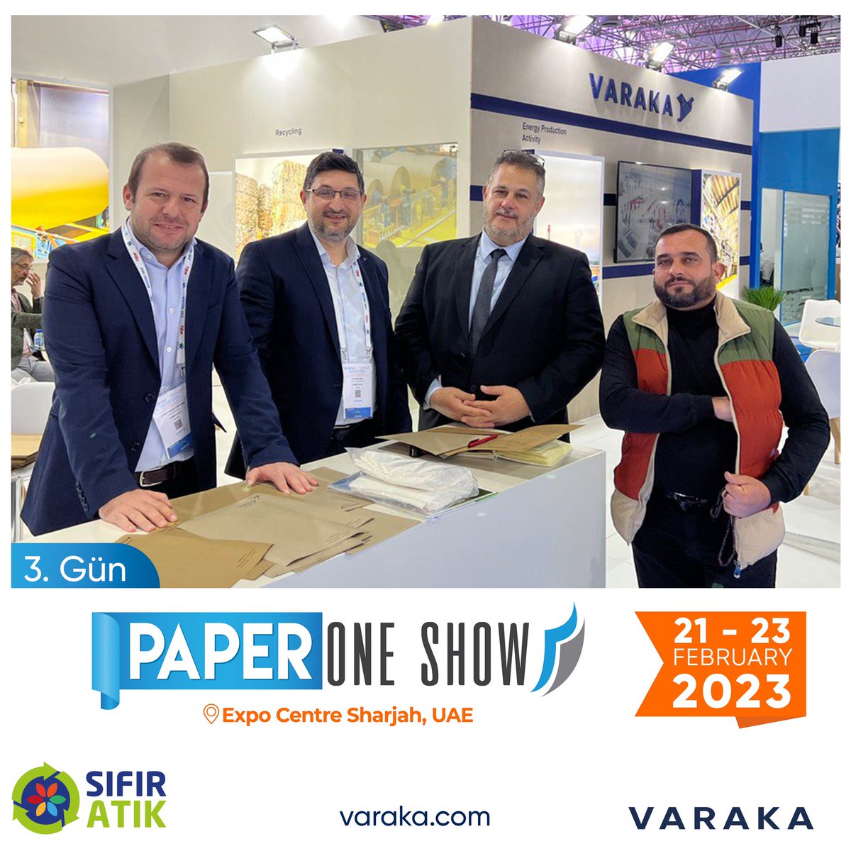 varakakagit's tweet photo. Paper One Show 2023 fuarı sona erdi. Üç gün boyunca süren fuarda bizleri standımızda ziyaret eden yerli ve yabancı tüm katılımcılara teşekkür ederiz.
.
.
.
#varaka #varakakağıt #albayrak #albayrakgrubu #paper #paperoneshow https://t.co/4b649mgCp7